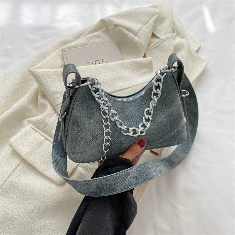 Women Bags Zadig - Denim Handheld Small Bag for Women