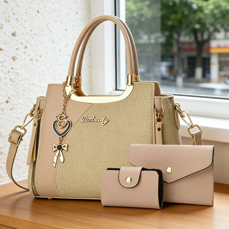 Women'S Bags Handbags - Elegant Women's Handbag Set, Multi-Color Messenger