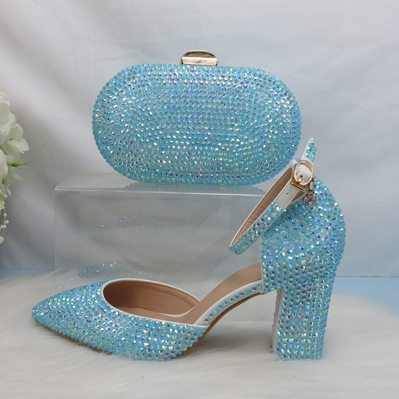 Women Bags And Shoes - 2025 New Arrival Blue Green AB