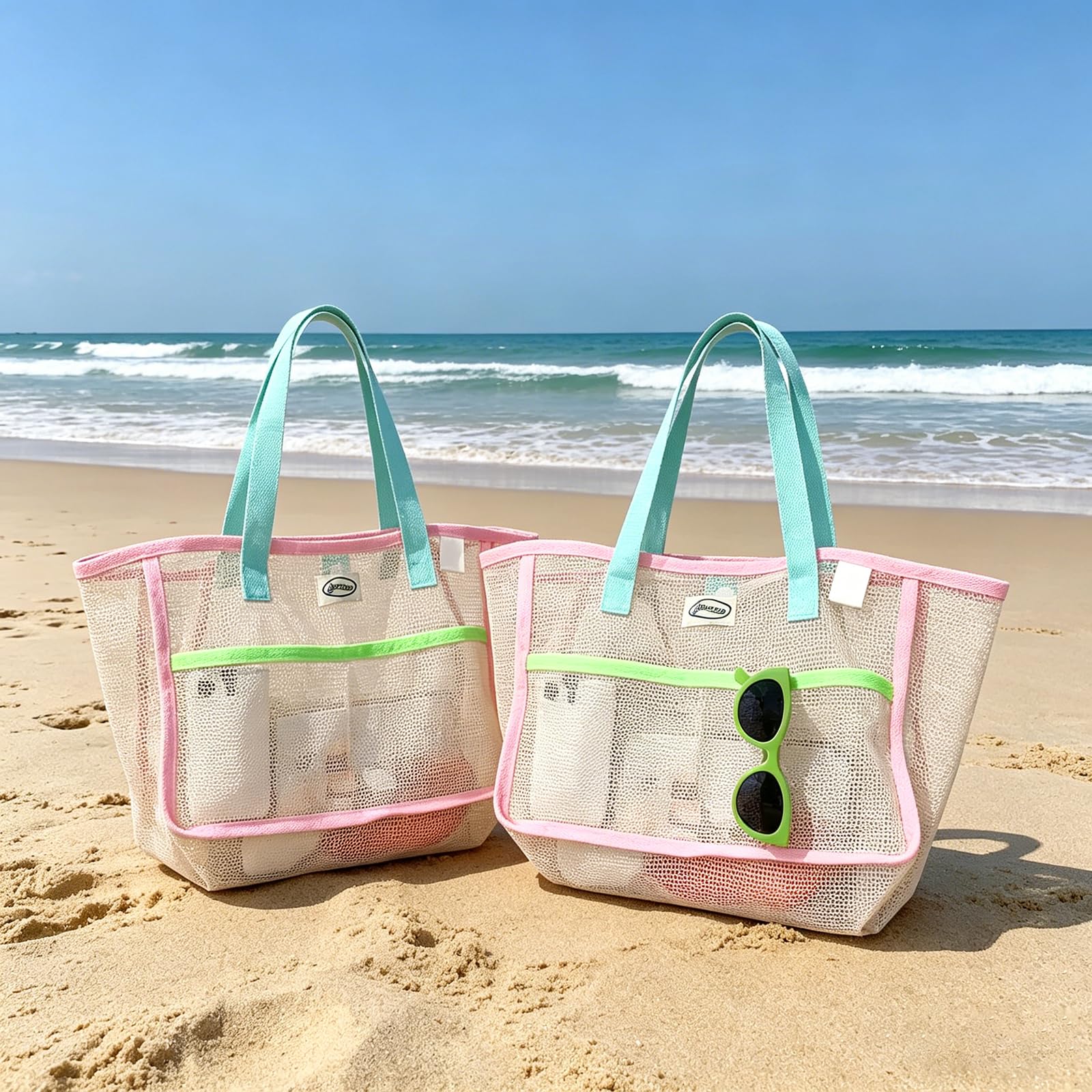 Women Bags Accessories - Beach Bags for Women Colorful Foldable