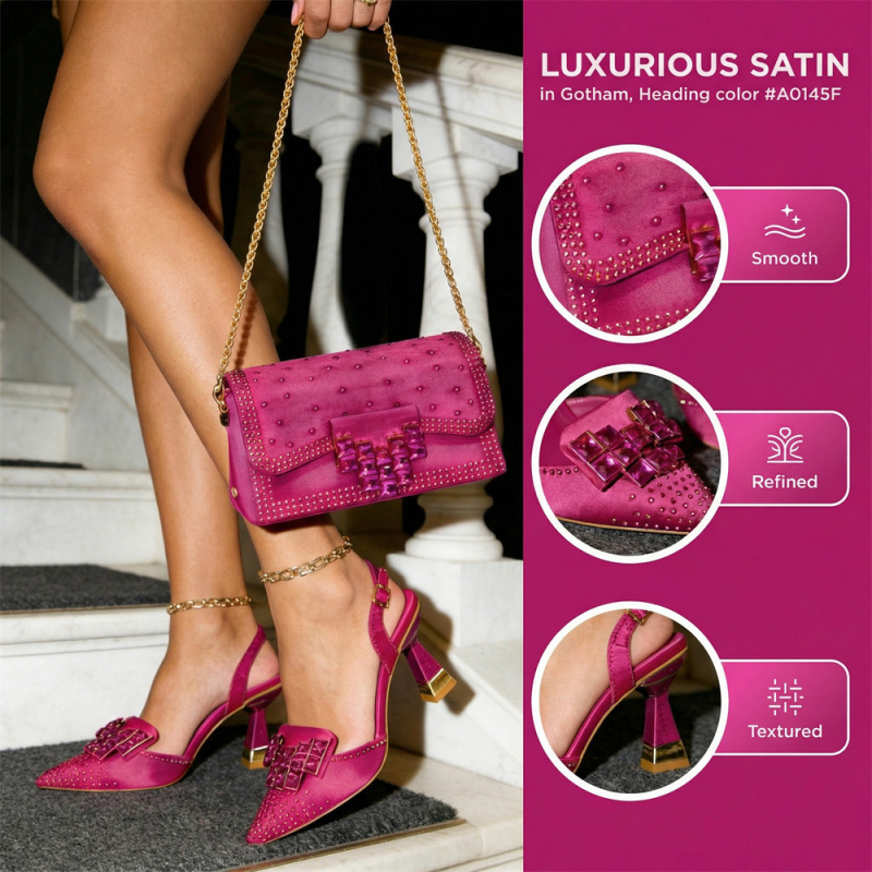 Women Bags And Shoes - Shoe and bag set with exquisite