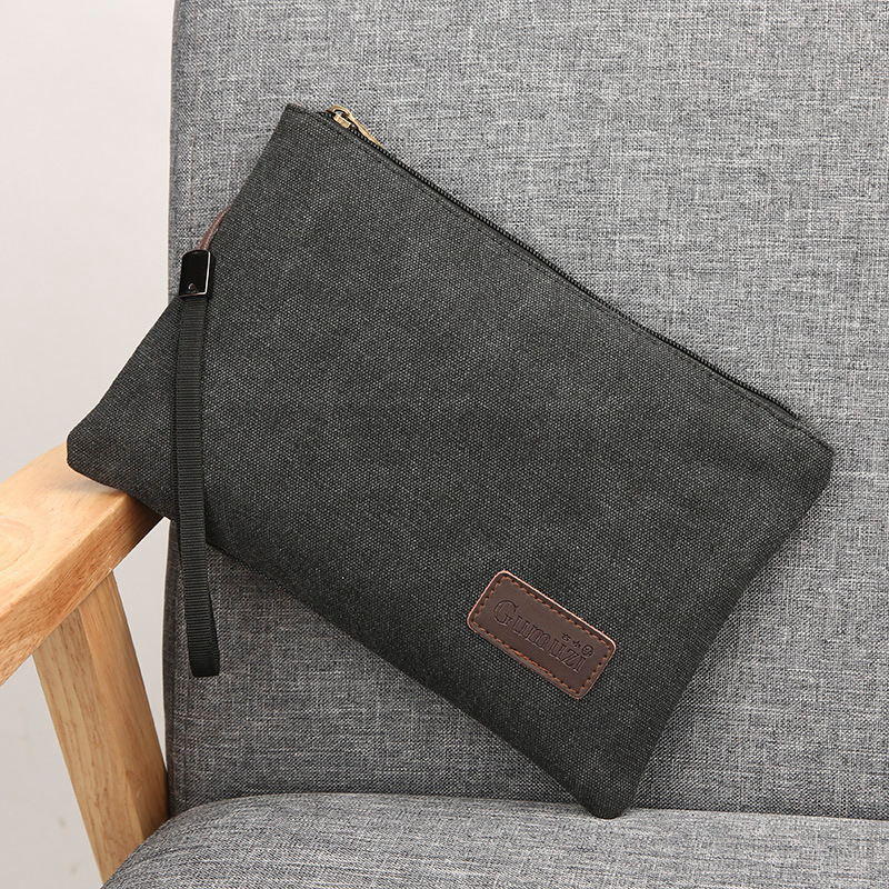 Zipper Wristlet Bag Canvas Sof - Flap Bag Envelope ulasan dan harga