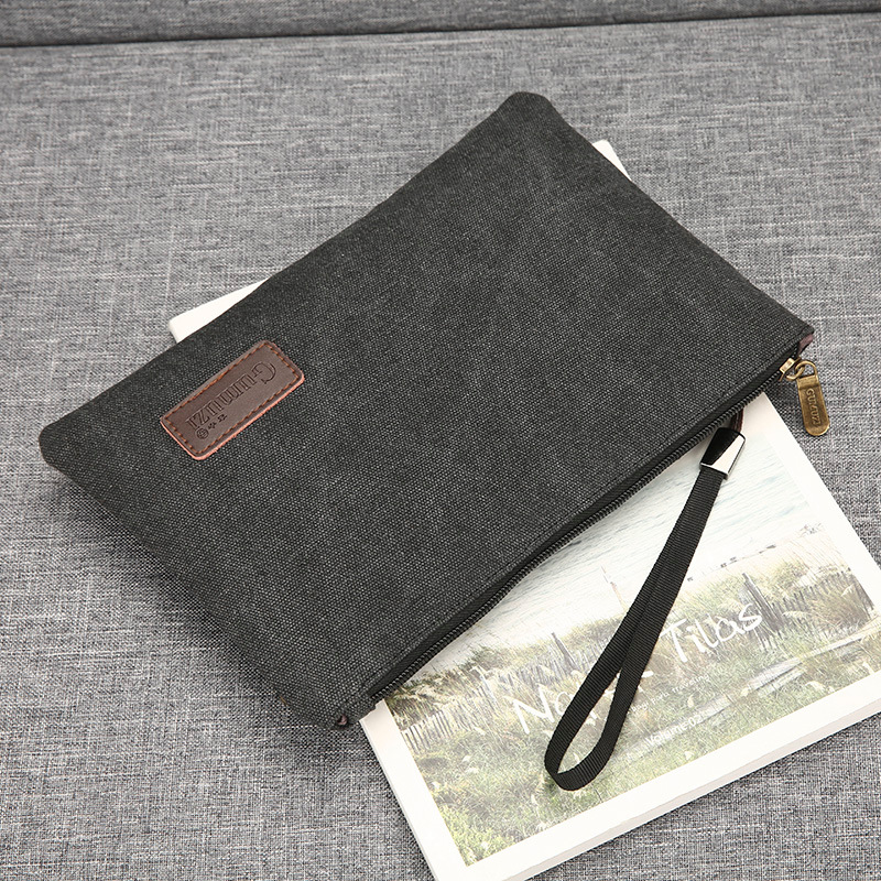 Zipper Wristlet Bag Canvas Sof - Flap Bag Envelope ulasan dan harga