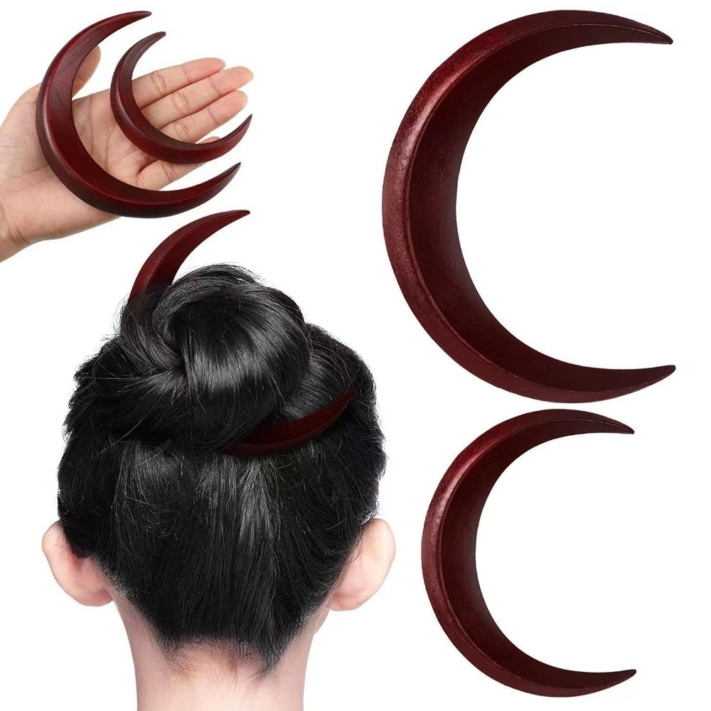 Fashion Elegant Crescent Hair  - Half Moon Crescent ulasan dan harga