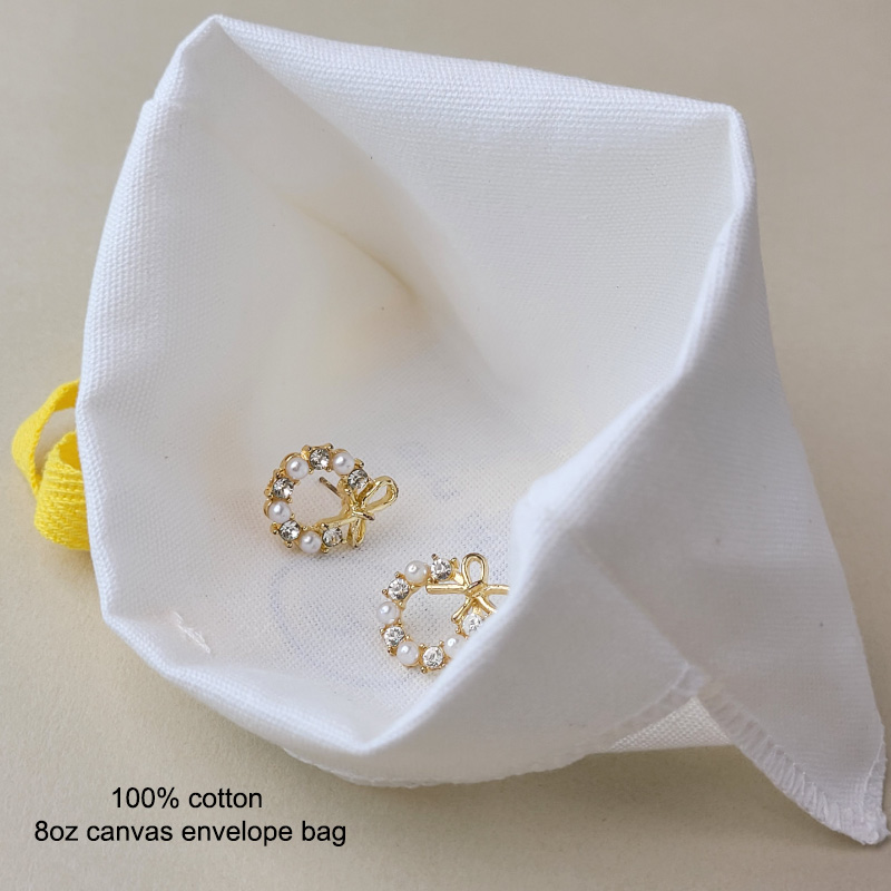 Canvas Envelope Gift Bags Cott - Flap Bag Envelope ulasan dan harga