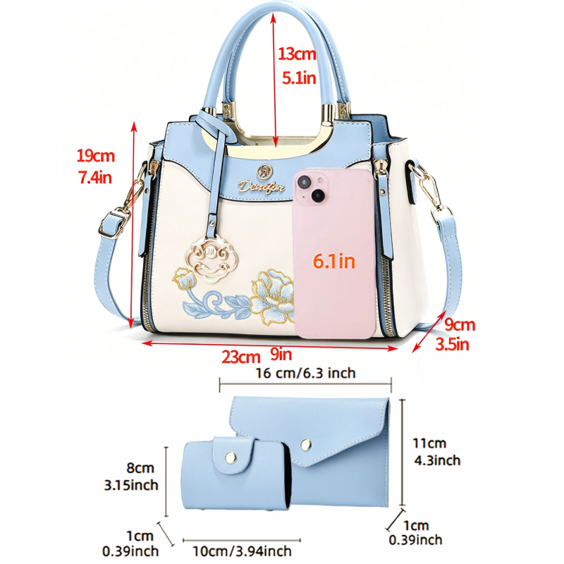 3-piece set of high-quality em - Women'S Bags Handbags ulasan dan harga