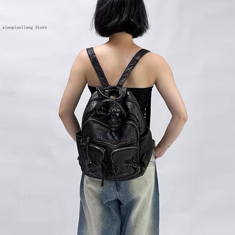 Luxury Soft Washed Pu Leather  - Women Bags In Trend ulasan dan harga