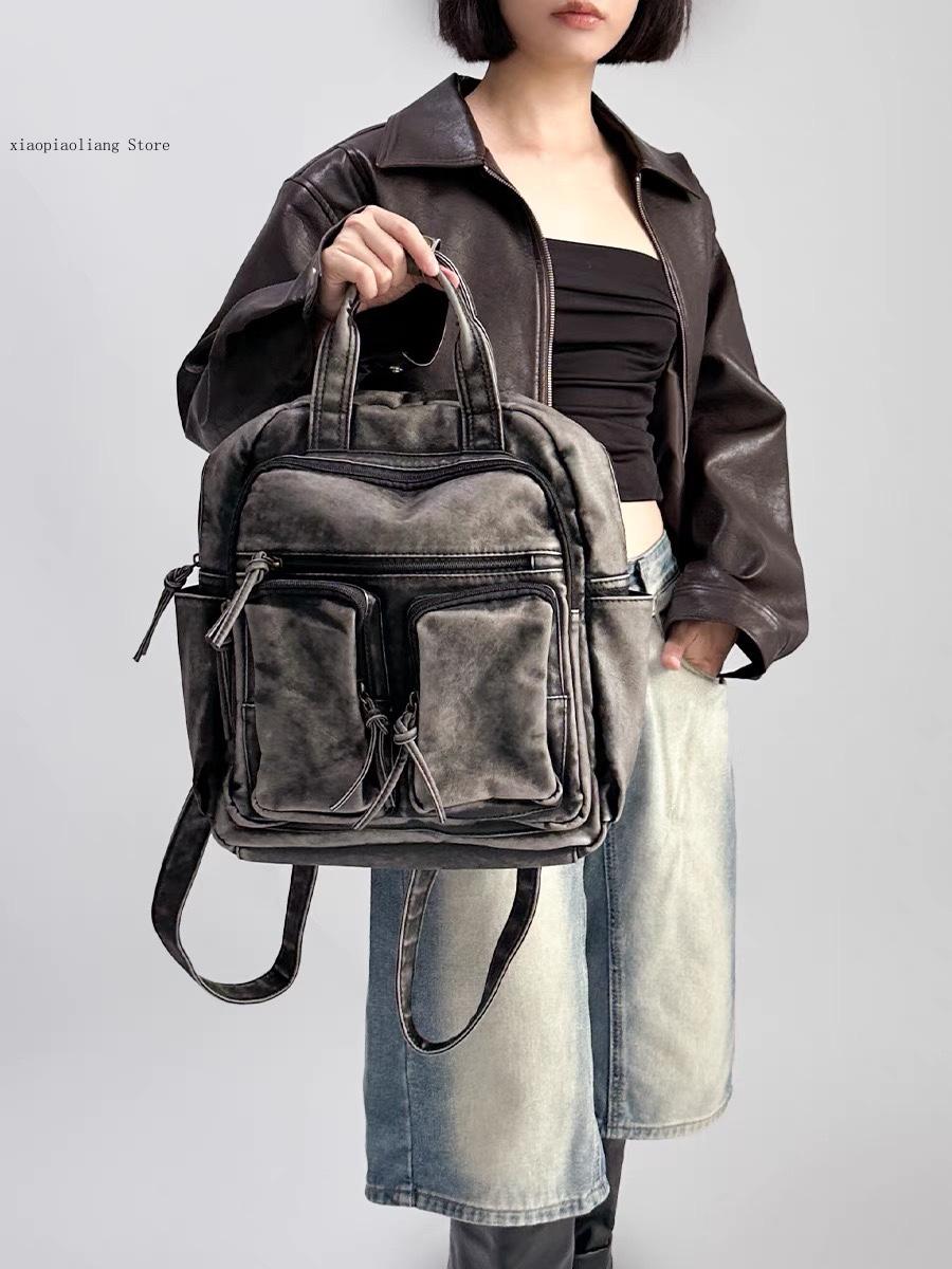 Luxury Soft Washed Pu Leather  - Women Bags In Trend ulasan dan harga