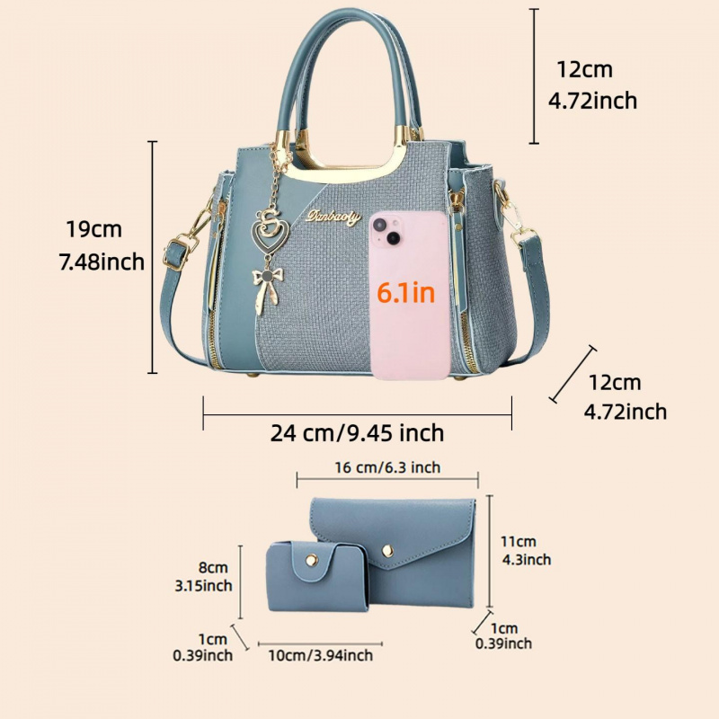 Elegant Women's Handbag Set, M - Women'S Bags Handbags ulasan dan harga