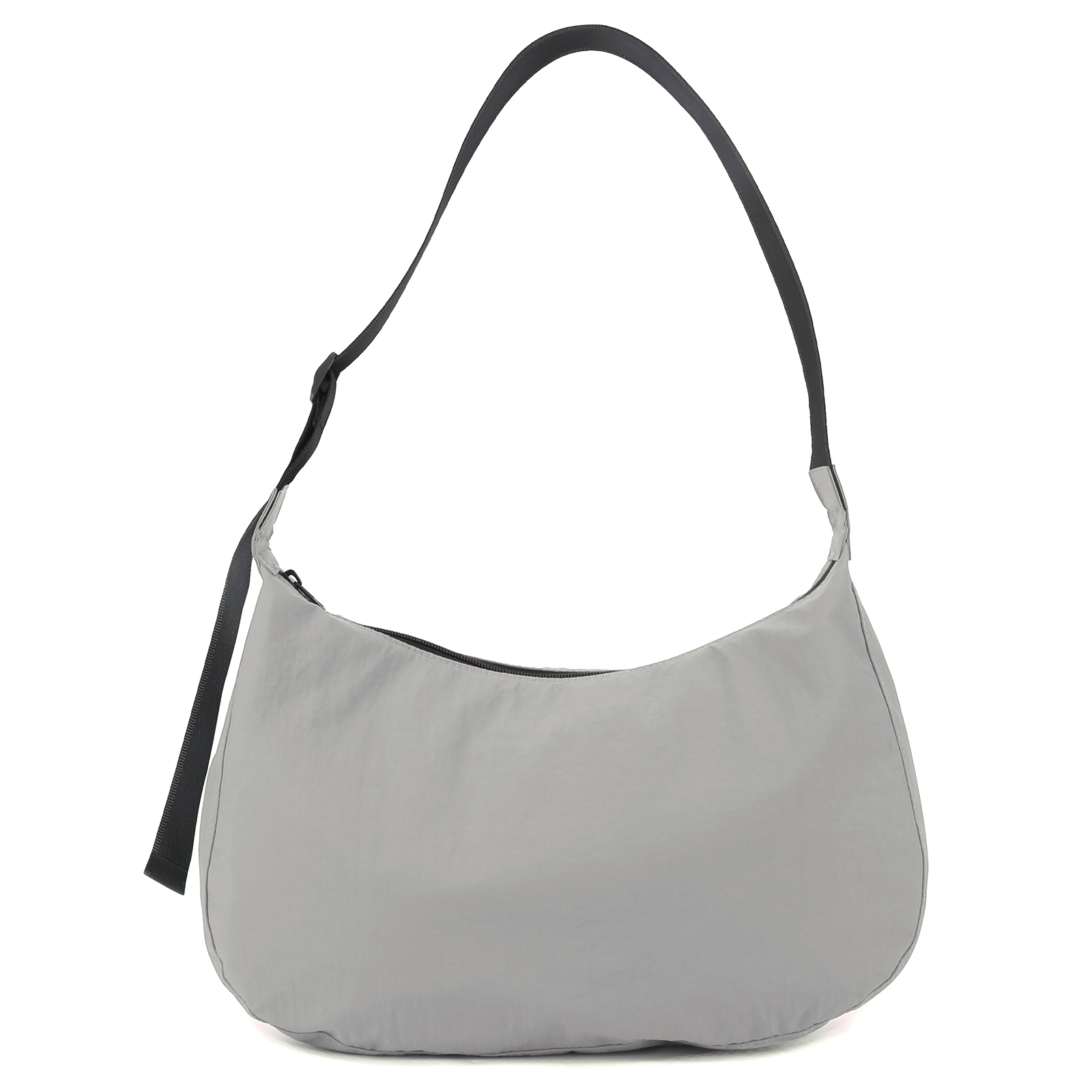 Women Nylon Shoulder Bag Zippe - Half Moon Crescent ulasan dan harga