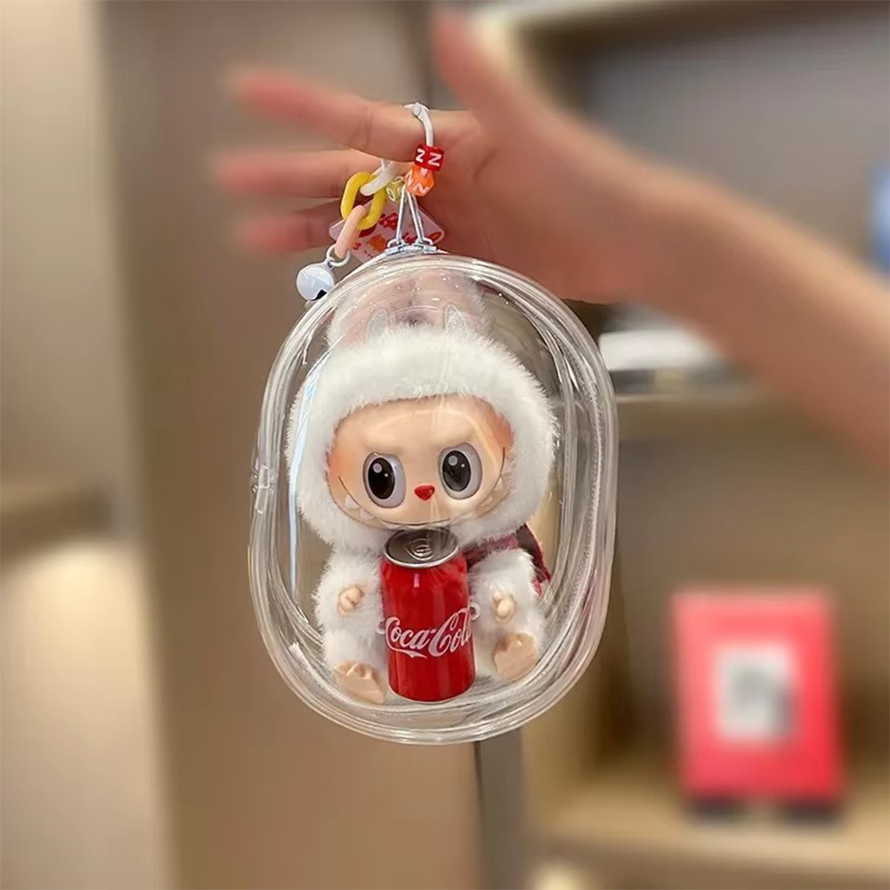 Plush Labubu Doll Transparent  - Women Bags Manufacturer ulasan dan harga