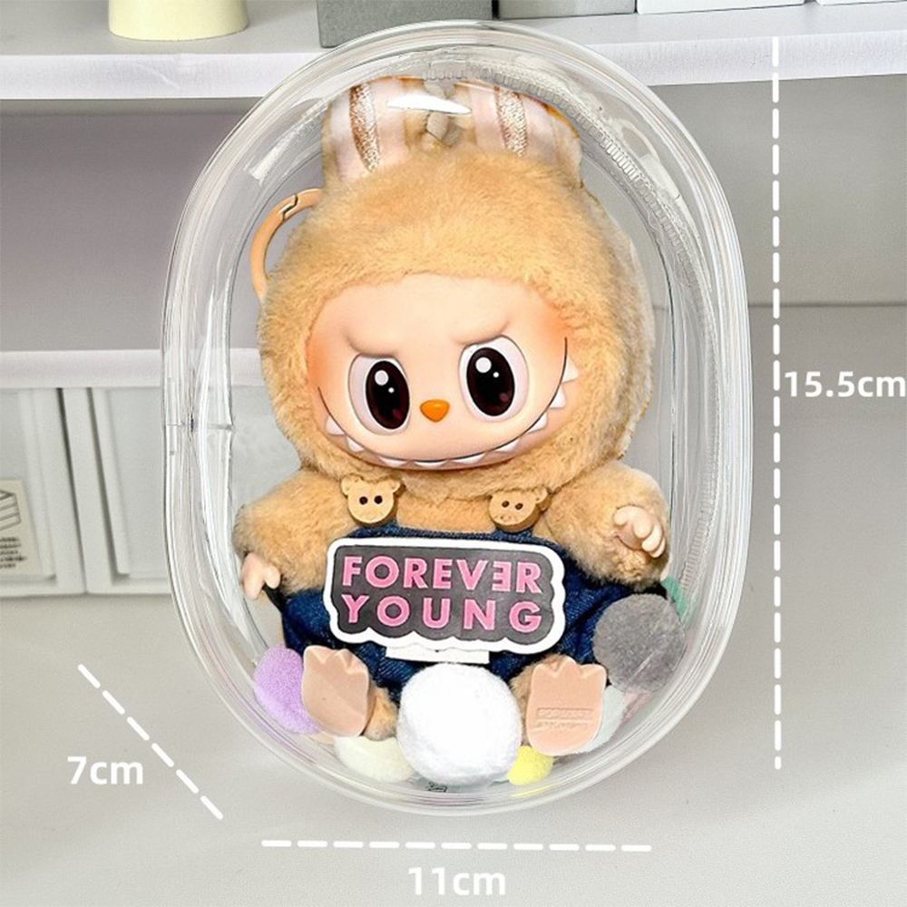 Plush Labubu Doll Transparent  - Women Bags Manufacturer ulasan dan harga