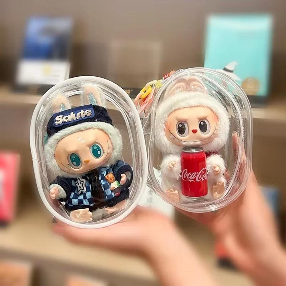Plush Labubu Doll Transparent  - Women Bags Manufacturer ulasan dan harga