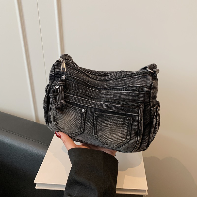 Korean Fashion Washed Denim Co - Women Bags Zadig ulasan dan harga