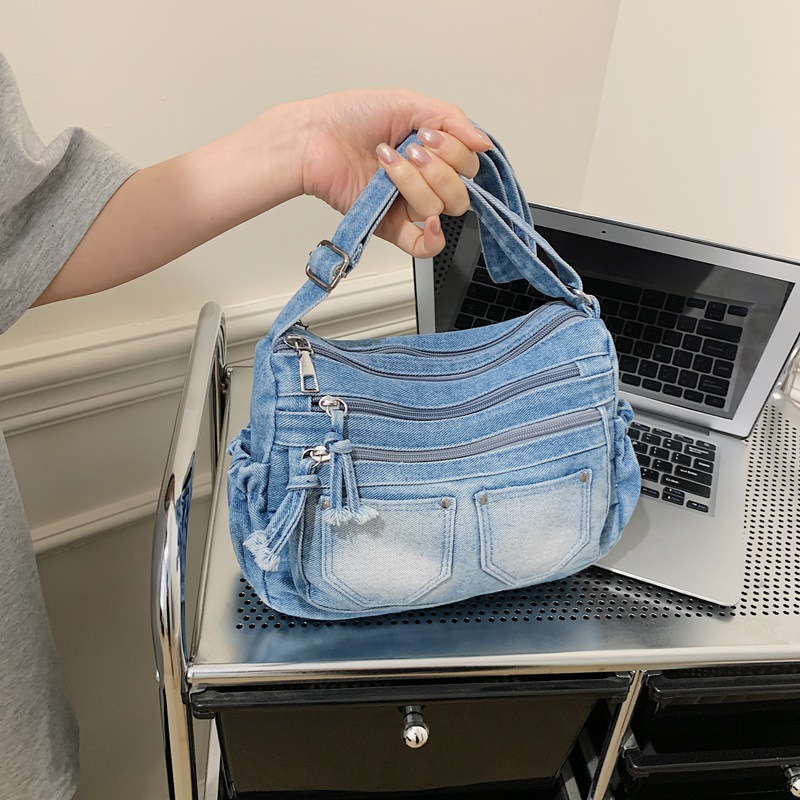 Korean Fashion Washed Denim Co - Women Bags Zadig ulasan dan harga