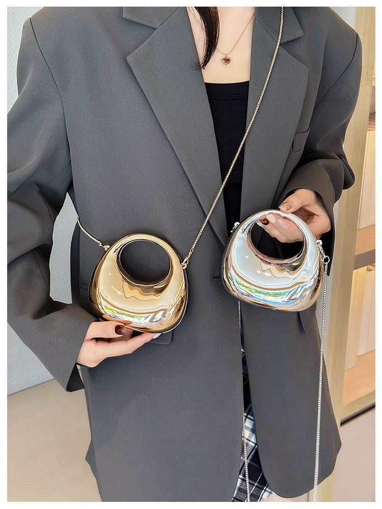 Mini Golden Evening Bag Purses - Mini Purse Chain ulasan dan harga