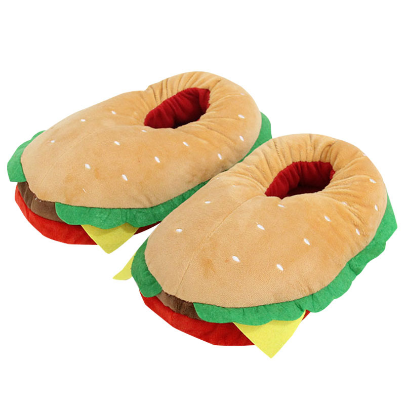 New Cartoon Hamburger Plush Sl - Women Bags And Shoes ulasan dan harga