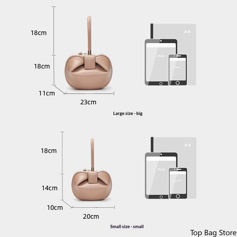Women's Top Handle Luxury Genu - Top Handle Structured ulasan dan harga