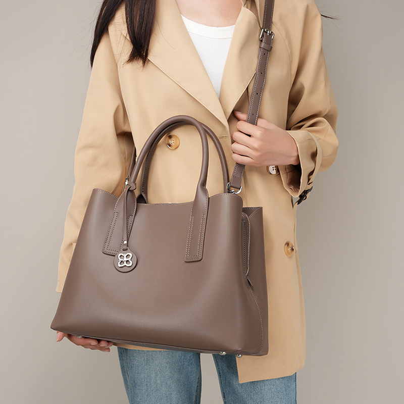 Women Black Genuine Leather St - Top Handle Structured ulasan dan harga