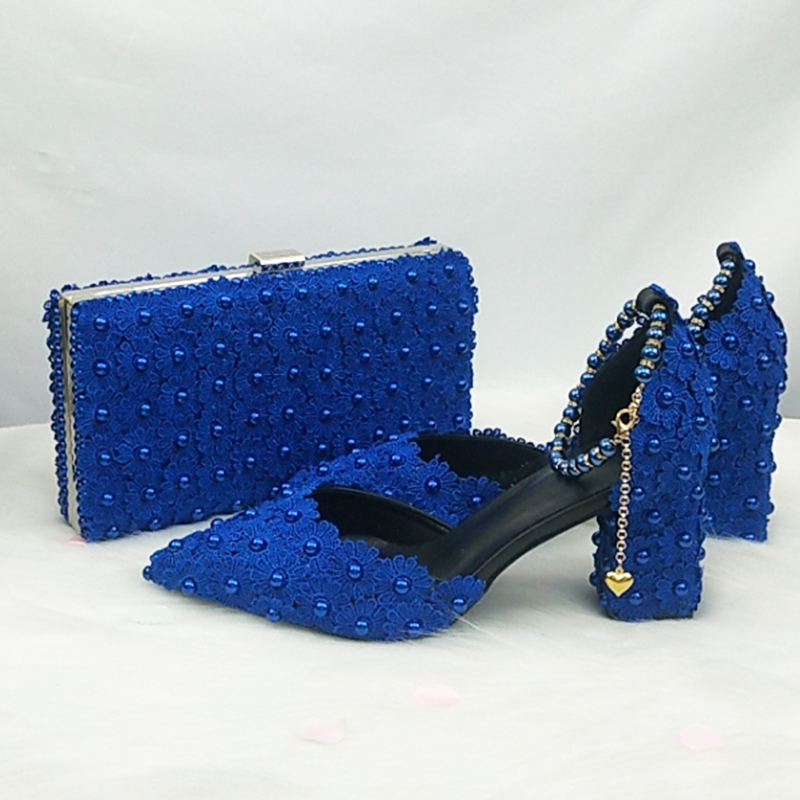 BaoYa Fang blue white Beads St - Women Bags And Shoes ulasan dan harga