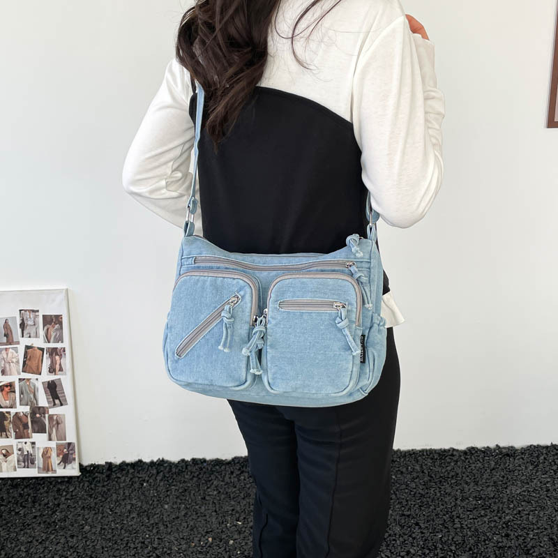 Fashion Denim Shoulder Bag New - Women Bags Zadig ulasan dan harga