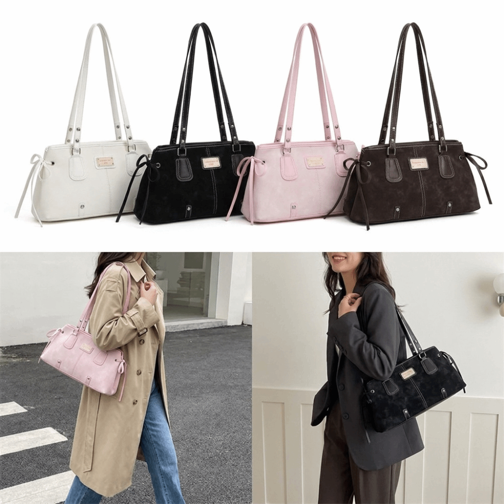 Minimalist Faux Leather Tote B - Top Handle Structured ulasan dan harga