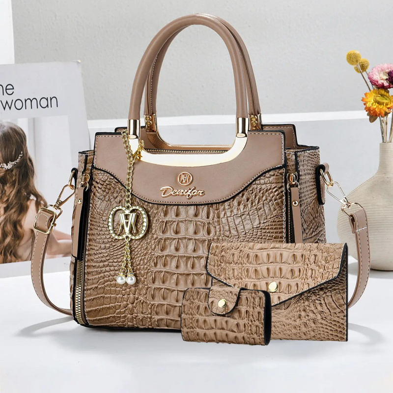 Women's Crocodile Texture Hand - Women'S Bags Handbags ulasan dan harga