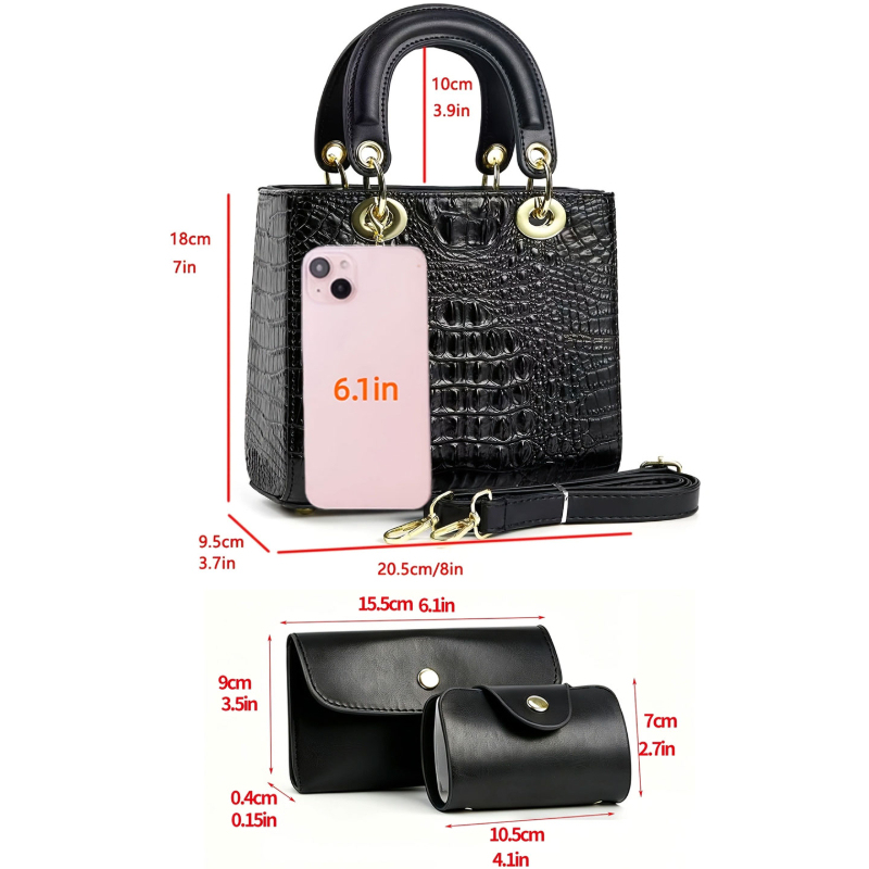 3-piece women's handbag set, s - Women'S Bags Handbags ulasan dan harga
