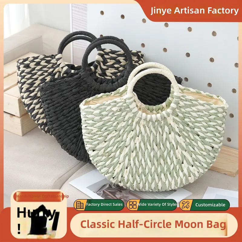 Women Moon Bag Semi Round Hand - Women'S Bags Handbags ulasan dan harga
