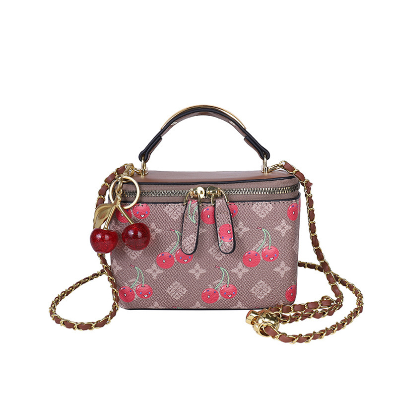 Cherry print mini square box b - Women Bags Zadig ulasan dan harga