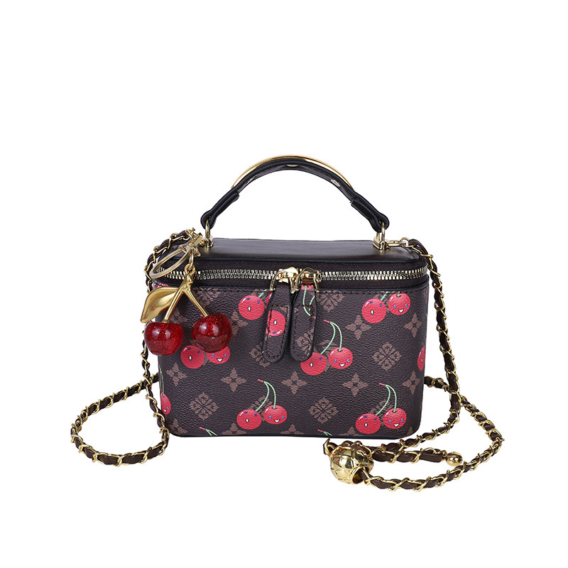 Cherry print mini square box b - Women Bags Zadig ulasan dan harga