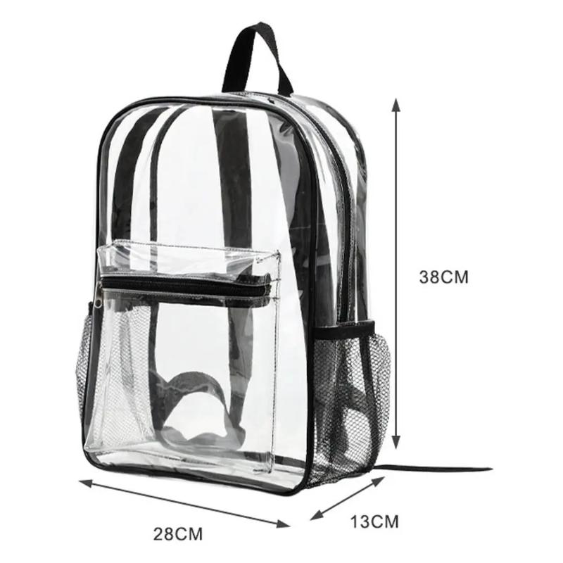 Transparent PVC Backpack Outdo - Women Bags Designer ulasan dan harga