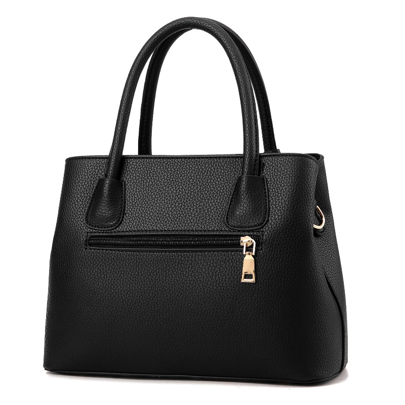 PU Leather Top-Handle Bag Stru - Top Handle Structured ulasan dan harga