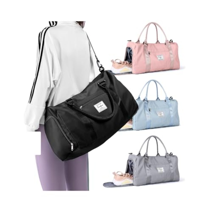 Small Black Sports Gym Duffel  - Women Bags And Shoes ulasan dan harga