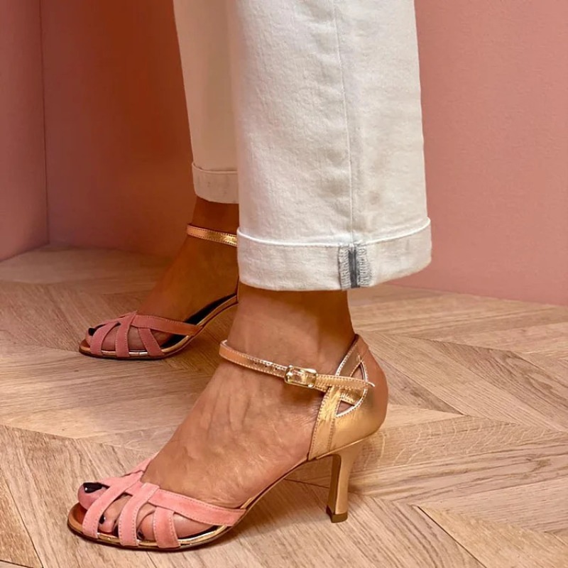 Summer Color Blocked High-heel - Women Bags Accessories ulasan dan harga