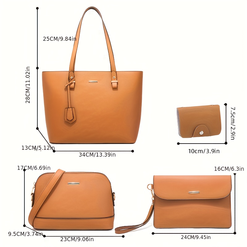4pcs Fashion Women's Bag Sets  - Women'S Bags Handbags ulasan dan harga