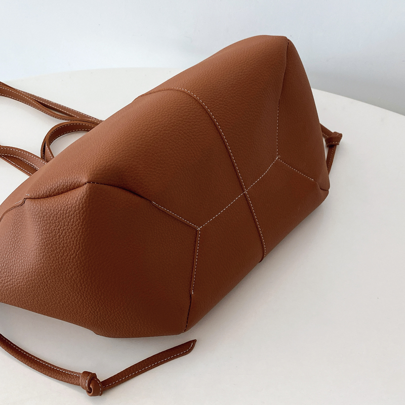 Large Capacity Leather Zipper  - Women Bags In Trend ulasan dan harga